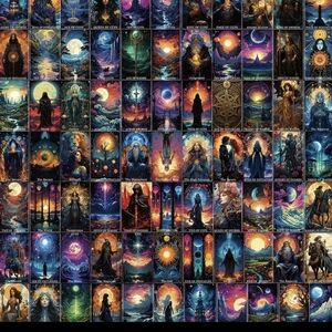 Mystical Tarot Design Stickers